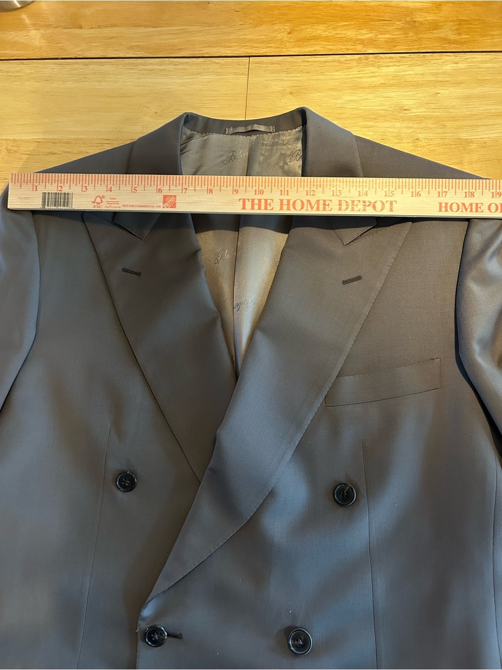 Classic Double-Breasted Brown Men's Jacket and Vest - Picture 10 of 16
